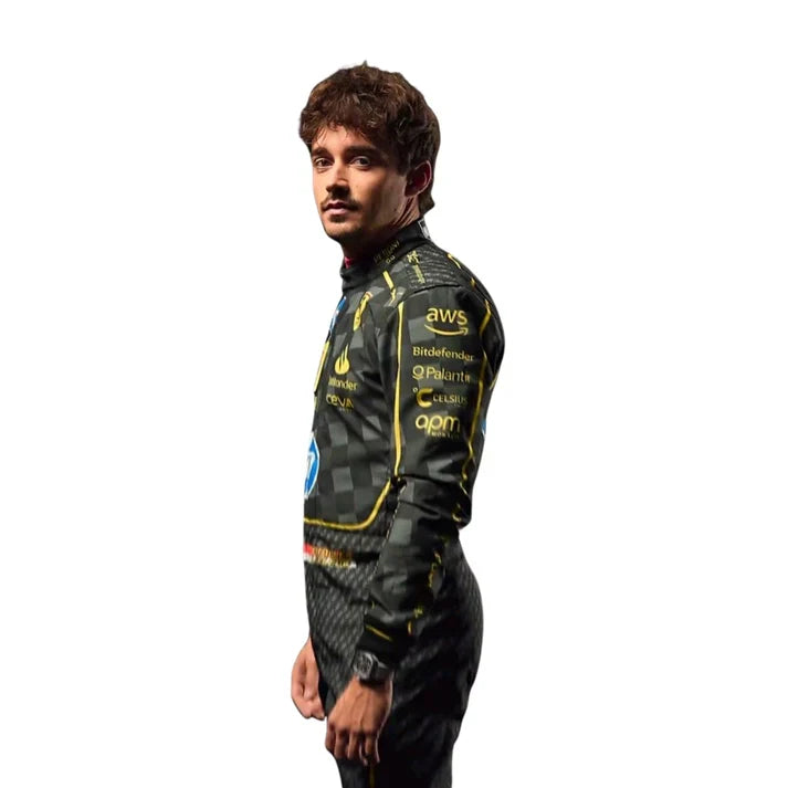 F1 Racing Costume Worn by Charles Leclerc & Carlos Sainz Jr. – 2024 HP Italy GP