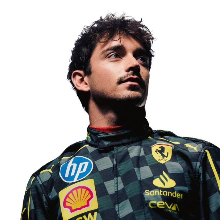 F1 Racing Costume Worn by Charles Leclerc & Carlos Sainz Jr. – 2024 HP Italy GP