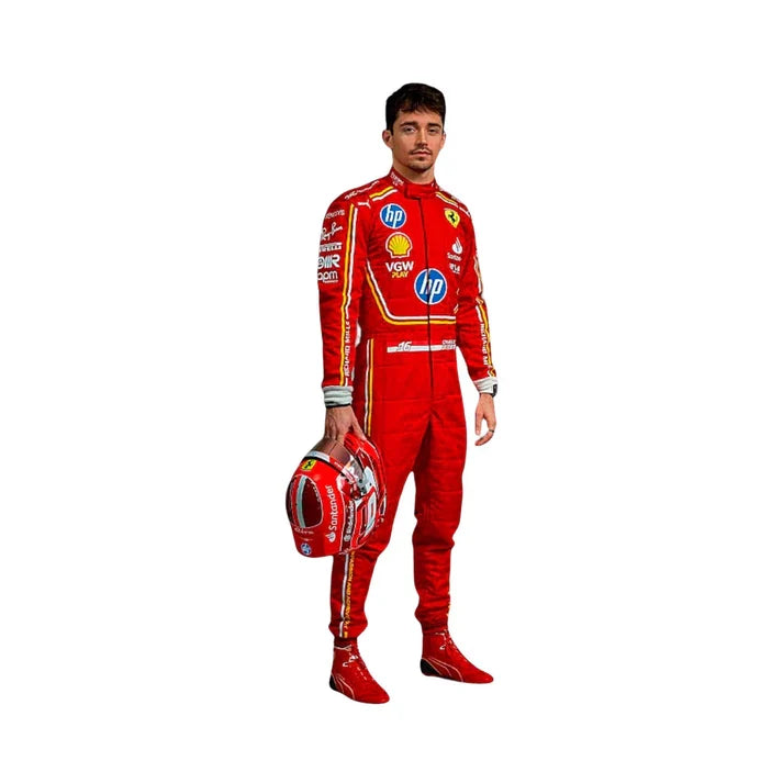 Charles Leclerc 2024 Hp Monaco GP F1 Racing Suit