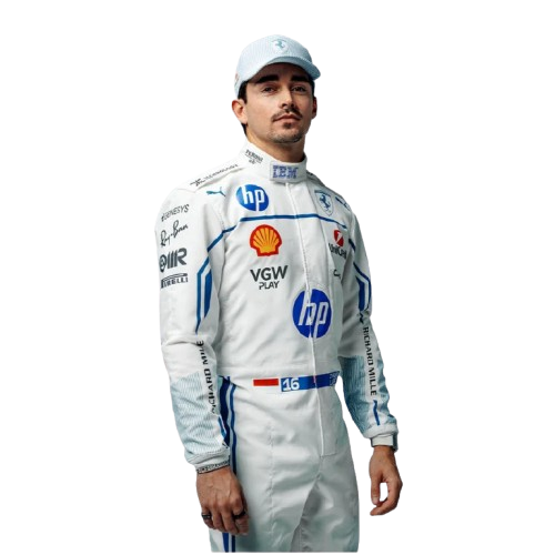 Charles Leclerc 2025 Monaco GP Scuderia Ferrari F1 Replica Race Suit