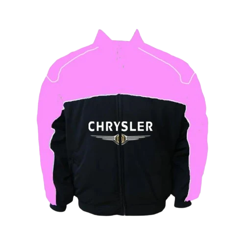 Chrysler F1 Inspired Jacket Pink Black Racing Style