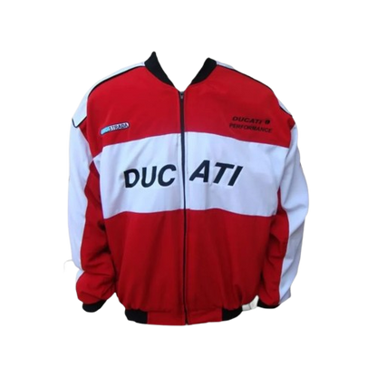 Ducati Corse F1 Inspired Jacket Red White Racing Style