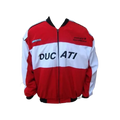 Ducati Corse F1 Inspired Jacket Red White Racing Style