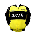 Ducati Corse Motorcycle Jacket Black Light Gray MotoGP Style