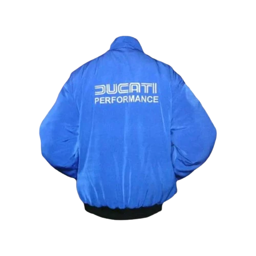 Ducati Corse Motorcycle Jacket Royal Blue Racing Wear
