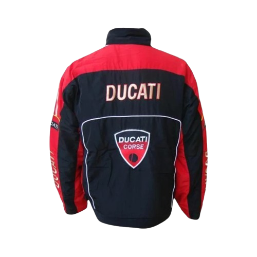 Ducati Corse Racing Jacket Black Light Gray Performance Edition