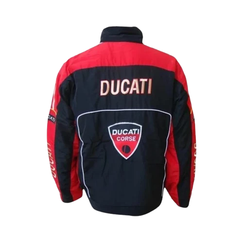 Ducati Corse Racing Jacket Black Light Gray Performance Edition
