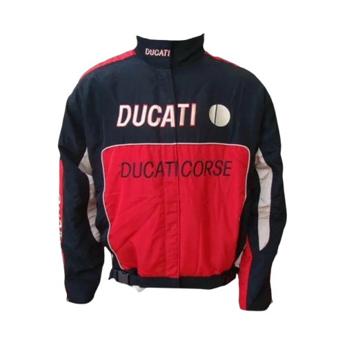 Ducati Corse Racing Jacket Black Light Gray Performance Edition