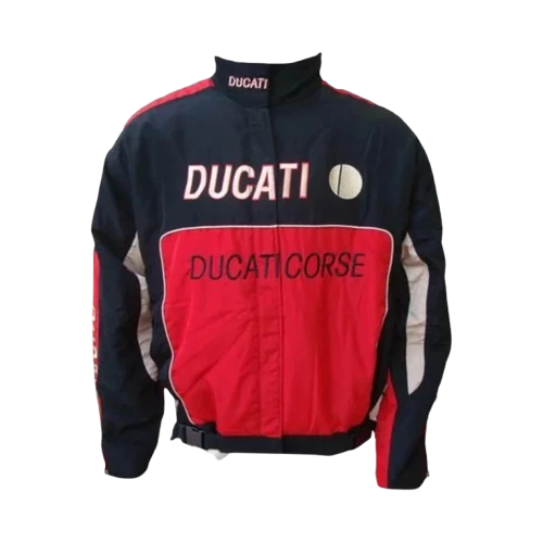 Ducati Corse Racing Jacket Black Light Gray Performance Edition