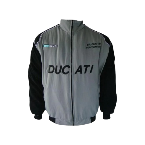 Ducati Corse Team Jacket Black Light Gray Track Edition