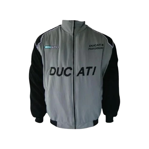 Ducati Corse Team Jacket Black Light Gray Track Edition