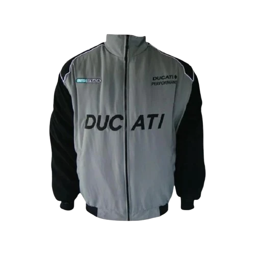 Ducati Corse Team Jacket Black Light Gray Track Edition