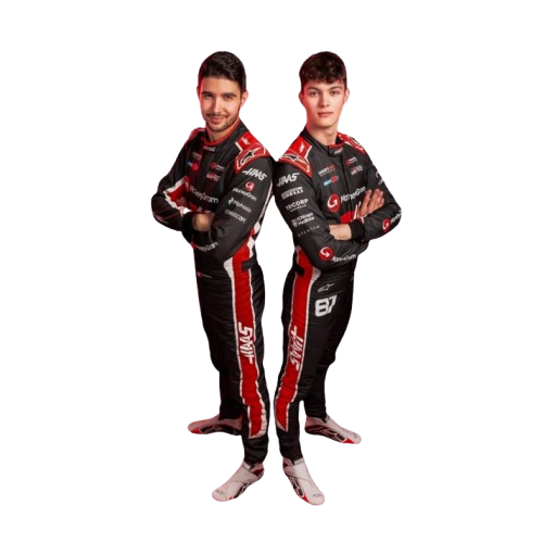 2025 F1 Racing Suit Worn by Esteban Ocon and Oliver Bearman