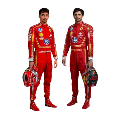 F1 Racing Costume Worn by Charles Leclerc & Carlos Sainz Jr. – 2024 HP Monaco GP