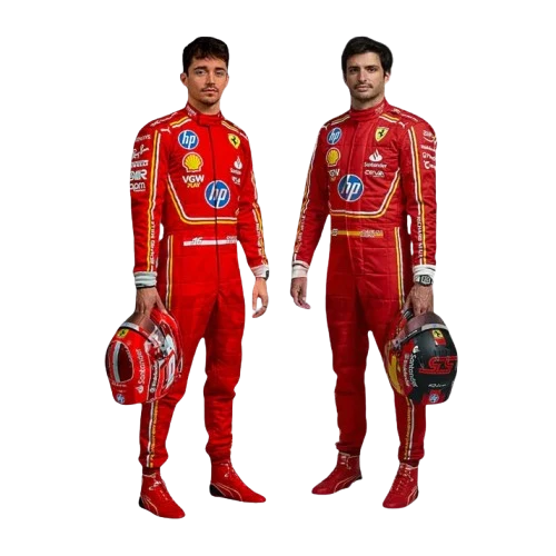 F1 Racing Costume Worn by Charles Leclerc & Carlos Sainz Jr. – 2024 HP Monaco GP