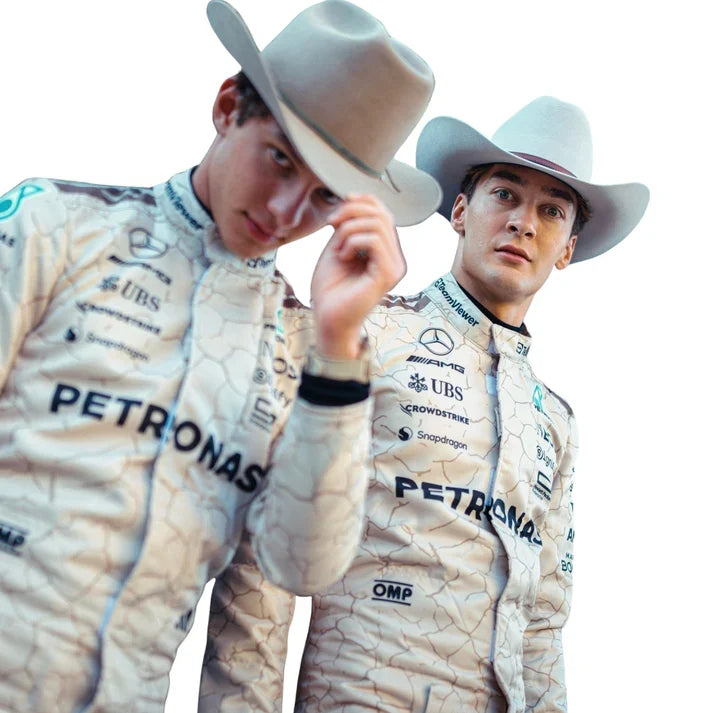 2025 F1 Racing Costume Worn by George Russell & Andrea Kimi Antonelli - USA Austin GP