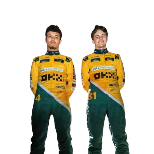F1 Racing Costume Worn by Lando Norris & Oscar Piastri – 2024 Monaco GP