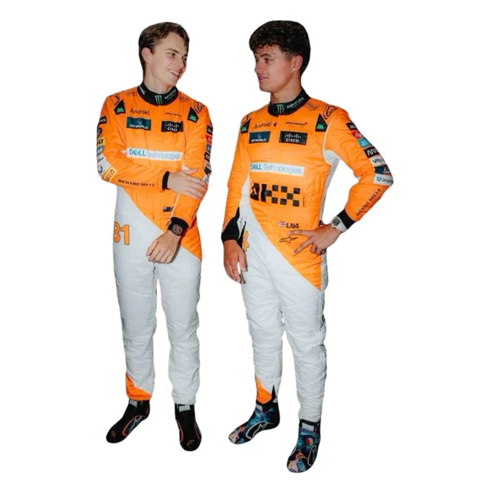 F1 Racing Costume Worn by Lando Norris & Oscar Piastri – 2024 Singapore GP