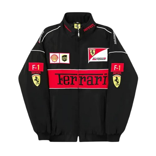 F1 Vintage Scuderia Ferrari Jacket Black