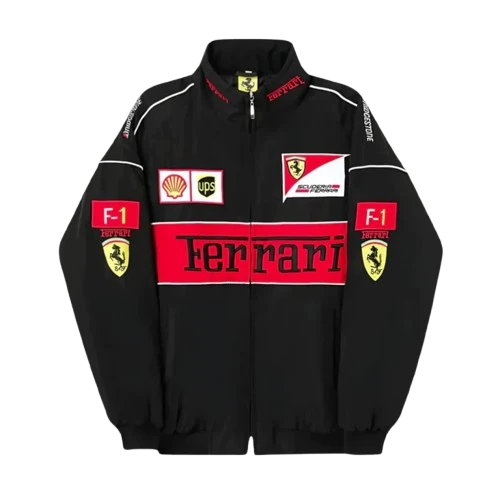 F1 Vintage Scuderia Ferrari Jacket Black