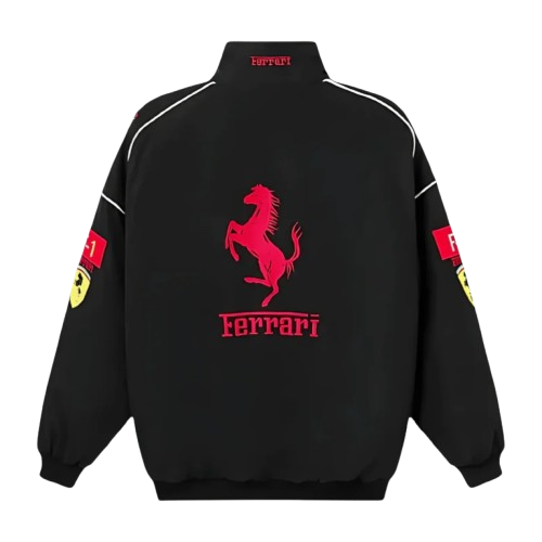 F1 Vintage Scuderia Ferrari Jacket Black