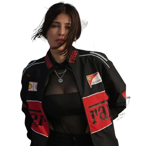 F1 Vintage Scuderia Ferrari Jacket Black