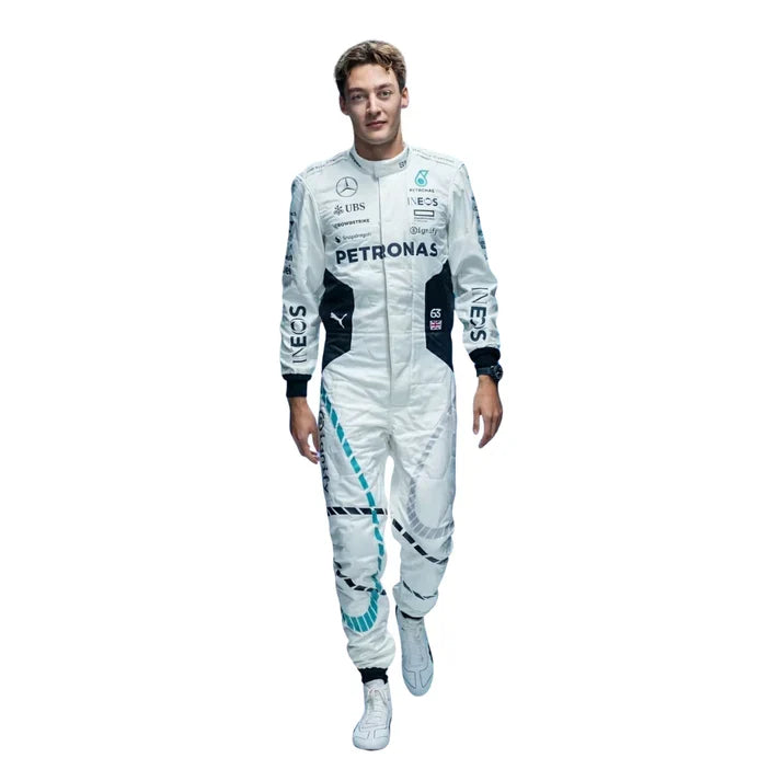 F1 Racing Costume Worn by Lewis Hamilton & George Russell– 2024 Qatar GP