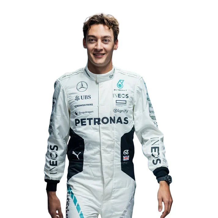 F1 Racing Costume Worn by Lewis Hamilton & George Russell– 2024 Qatar GP
