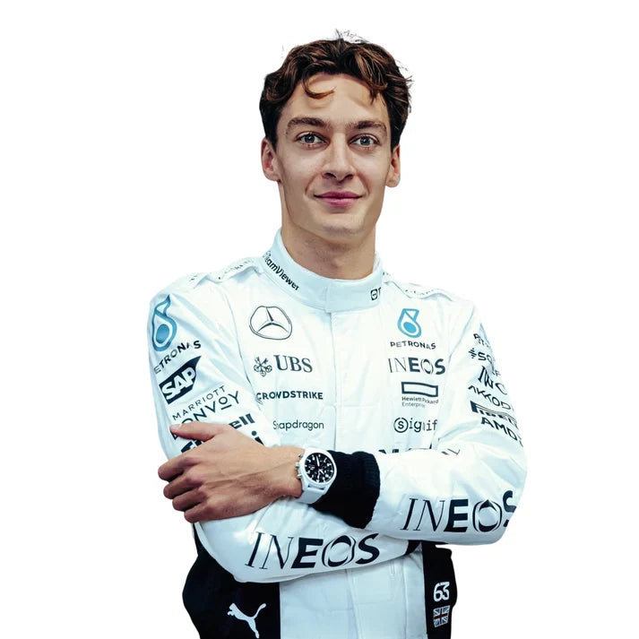 F1 Racing Costume Worn by Lewis Hamilton & George Russell– 2024 Qatar GP