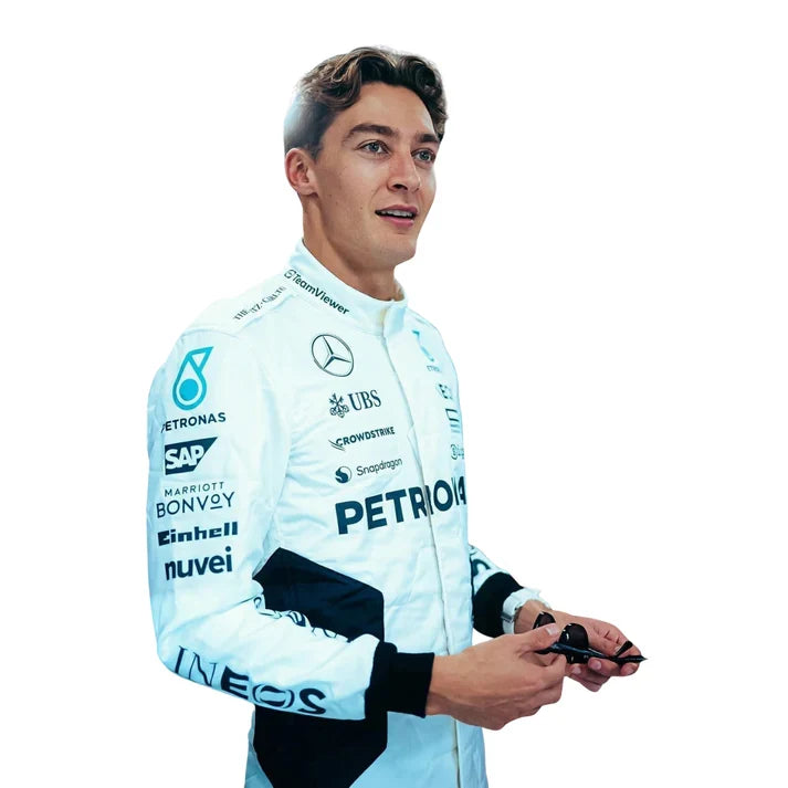 F1 Racing Costume Worn by Lewis Hamilton & George Russell– 2024 Qatar GP