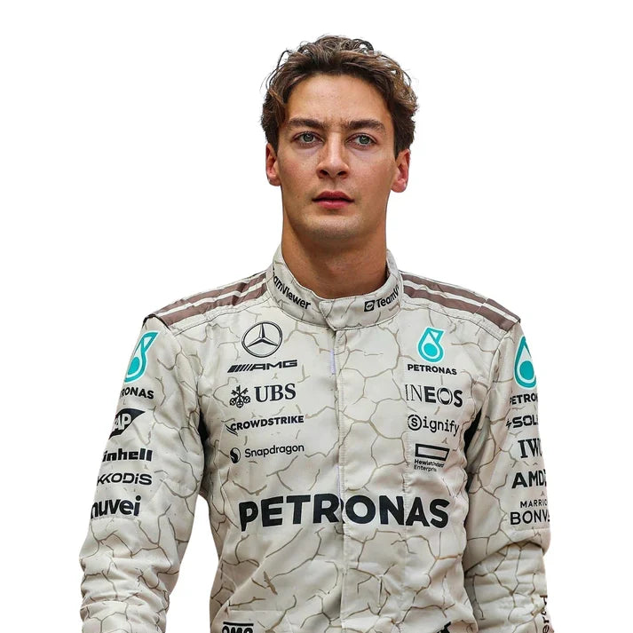 2025 F1 Racing Costume Worn by George Russell & Andrea Kimi Antonelli - USA Austin GP