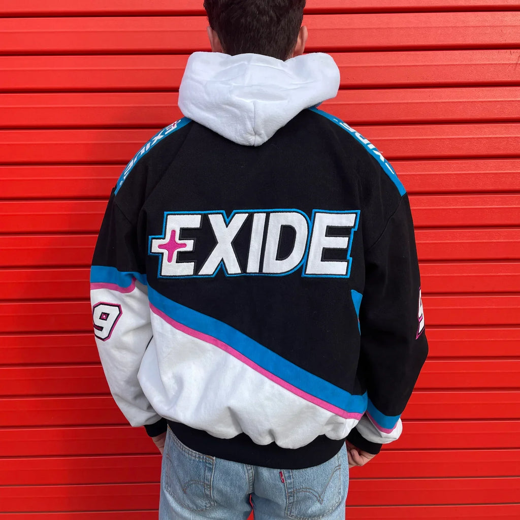 Vintage Exide Batteries Nascar Racing Jacket