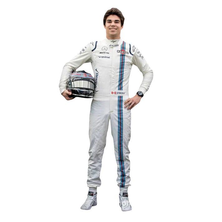 Lance Stroll 2017 GRAND PRIX F1 Racing Suit Team Williams Martini