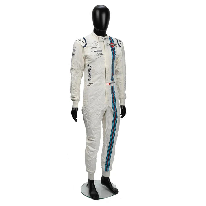 Lance Stroll 2017 GRAND PRIX F1 Racing Suit Team Williams Martini