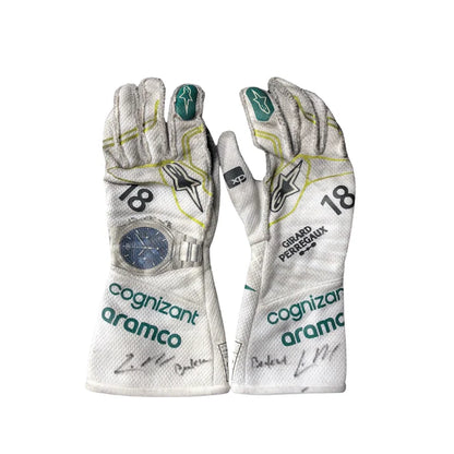 Lance Stroll 2023 Baku Worn F1 Racing Gloves