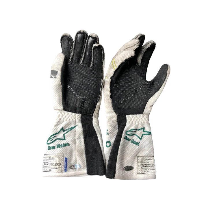 Lance Stroll 2023 Baku Worn F1 Racing Gloves