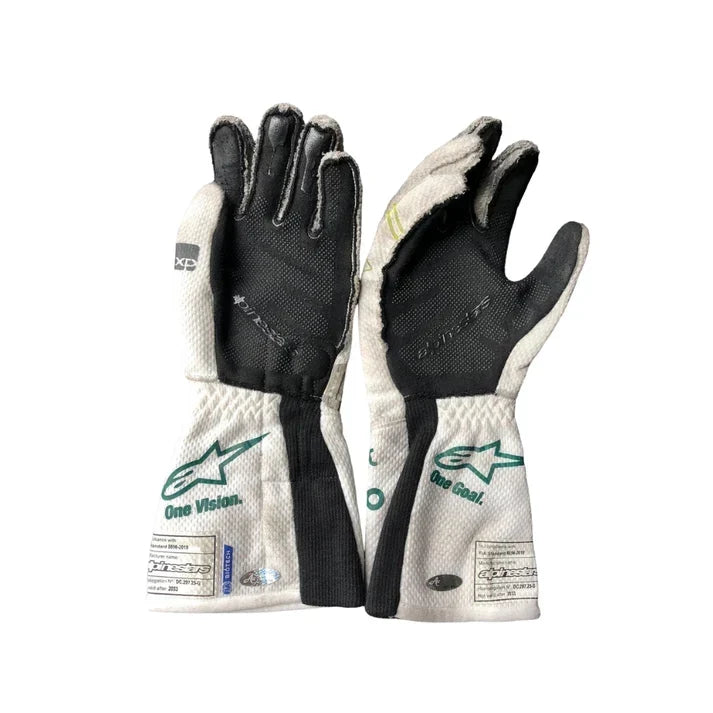 Lance Stroll 2023 Baku Worn F1 Racing Gloves
