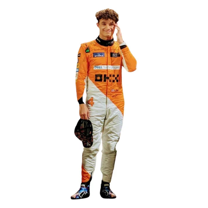 F1 Racing Costume Worn by Lando Norris & Oscar Piastri – 2024 Singapore GP