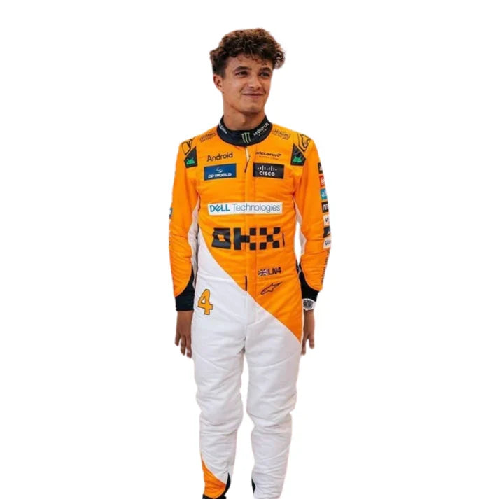 F1 Racing Costume Worn by Lando Norris & Oscar Piastri – 2024 Singapore GP