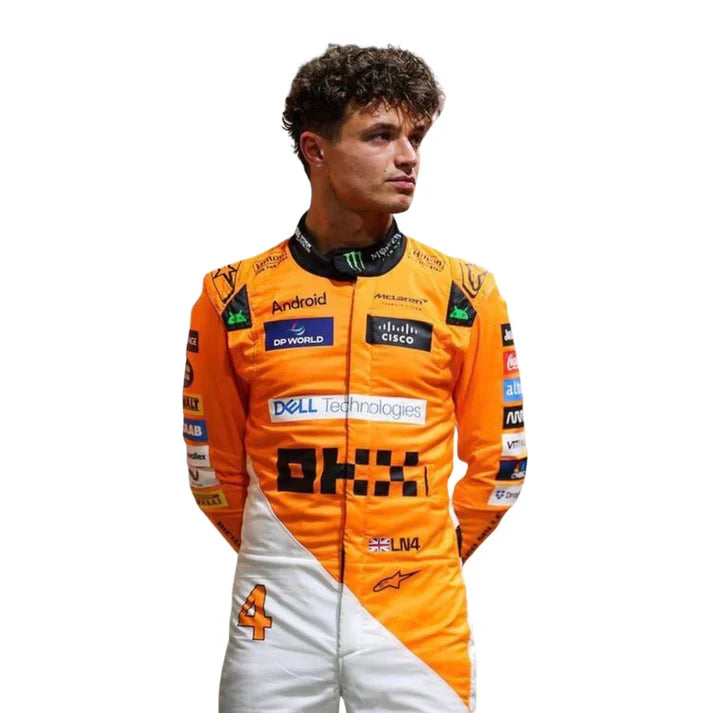 Lando Norris 2024 Singapore GP F1 Racing Suit