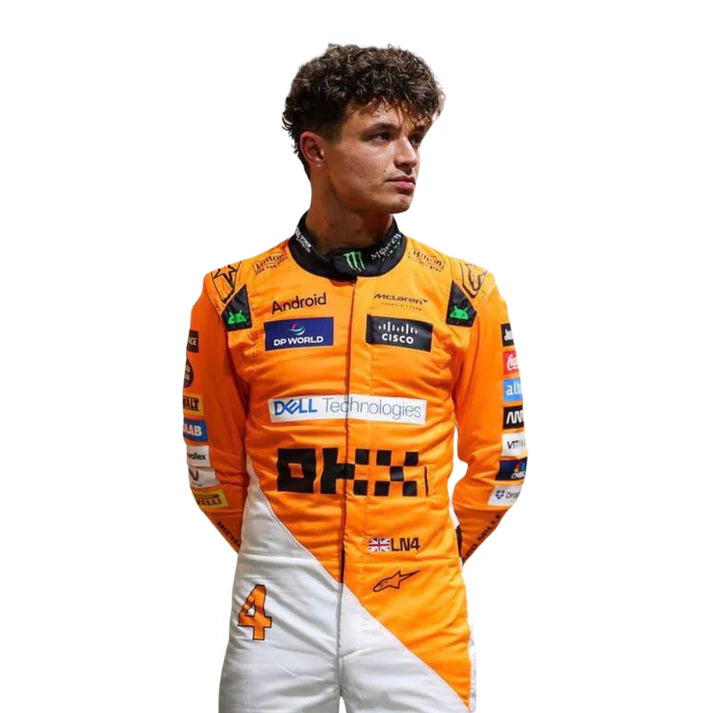 Lando Norris 2024 Singapore GP F1 Racing Suit