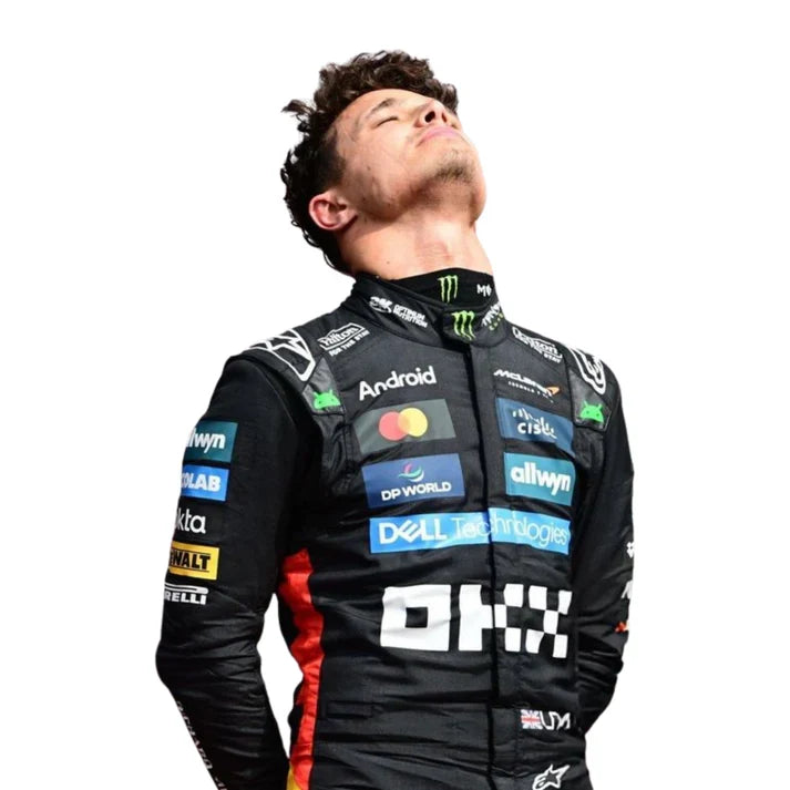 2025 F1 Racing Costume Worn by Lando Norris & Oscar Piastri - Silverstone British GP