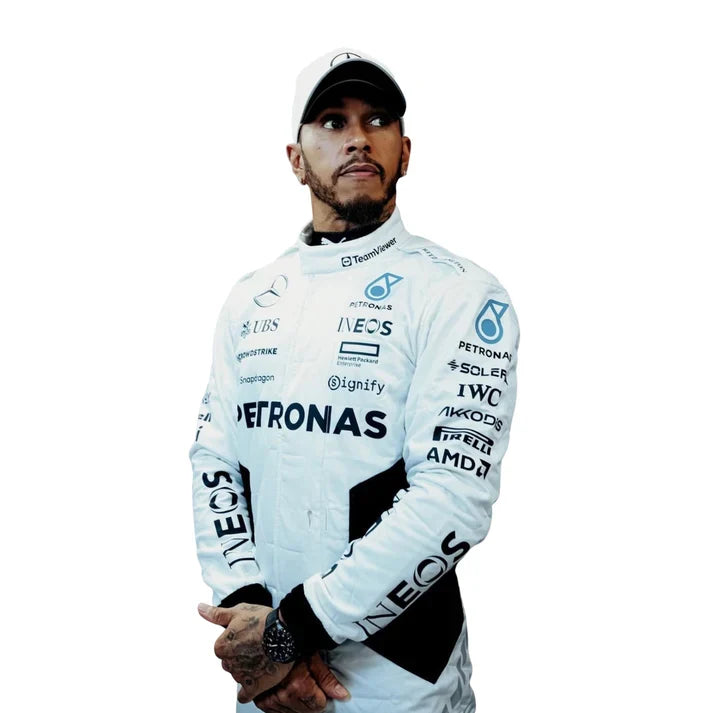 F1 Racing Costume Worn by Lewis Hamilton & George Russell– 2024 Qatar GP