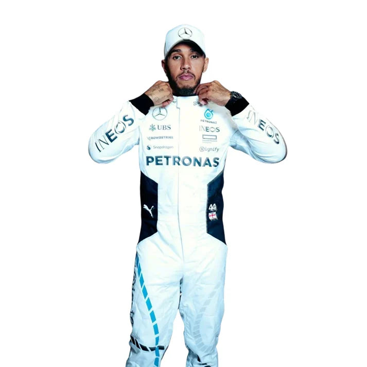 F1 Racing Costume Worn by Lewis Hamilton & George Russell– 2024 Qatar GP