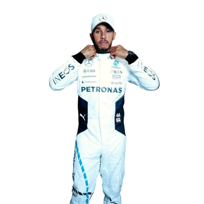 F1 Racing Costume Worn by Lewis Hamilton & George Russell– 2024 Qatar GP