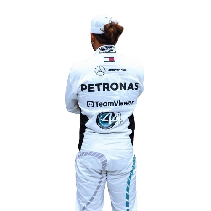 F1 Racing Costume Worn by Lewis Hamilton & George Russell– 2024 Qatar GP