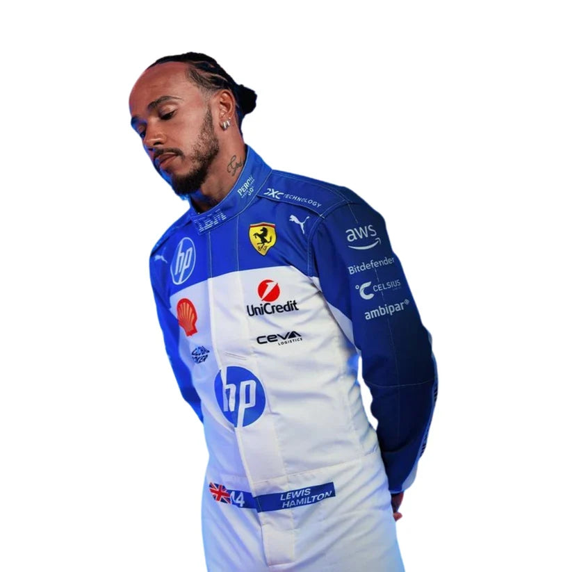 Lewis Hamilton 2025 Miami GP F1 Racing Suit