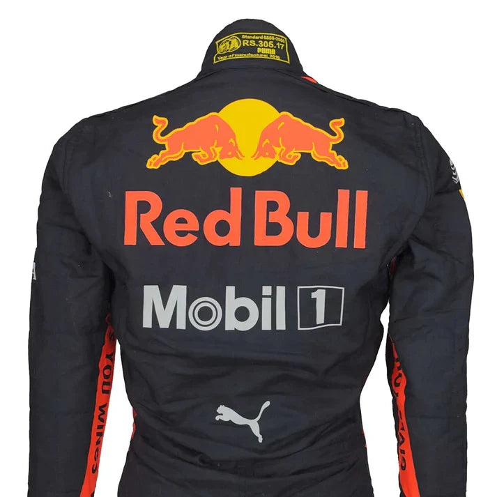 Max Verstappen 2018 F1 Racing Suit Team Red bull Racing Tag Heuer