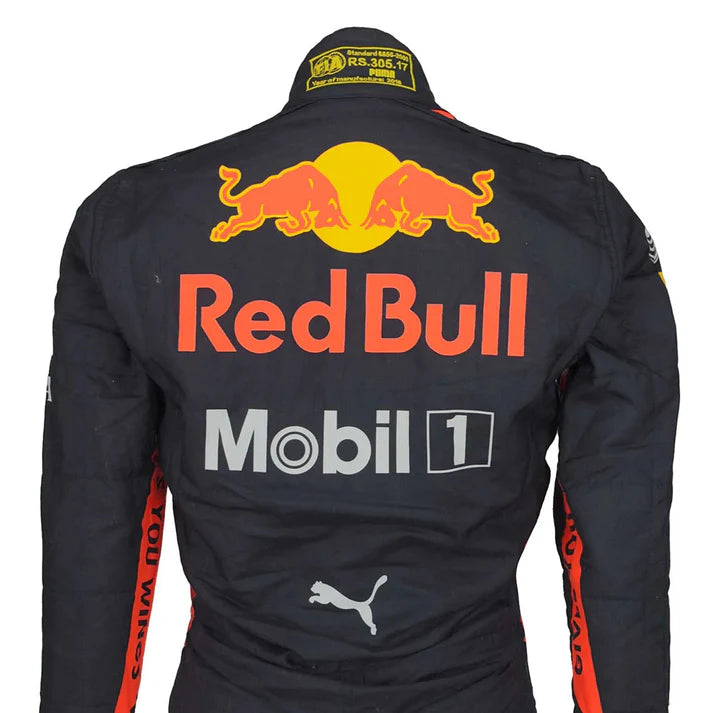 Max Verstappen 2018 F1 Racing Suit Team Red bull Racing Tag Heuer