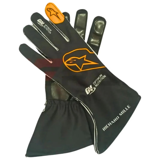 2026 McLaren F1 Racing Gloves Black & Orange